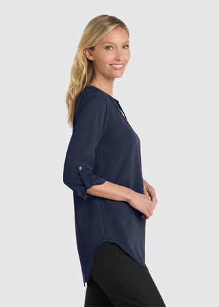 Port Authority  Ladies 3 Quarter Sleeve Tunic Blouse