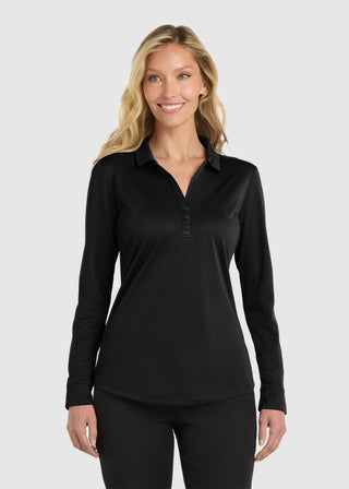 Port Authority Women's Silk Touch Performance Long Sleeve Polo