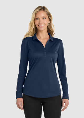 Port Authority Women's Silk Touch Performance Long Sleeve Polo