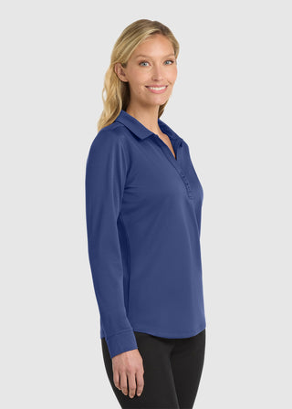 Port Authority Women's Silk Touch Performance Long Sleeve Polo