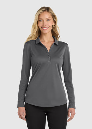 Port Authority Women's Silk Touch Performance Long Sleeve Polo