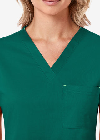 Maevn Blossom Women's Three Pocket V-Neck Top