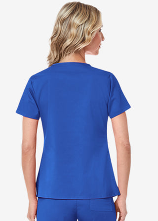 Maevn Blossom Women's Three Pocket V-Neck Top