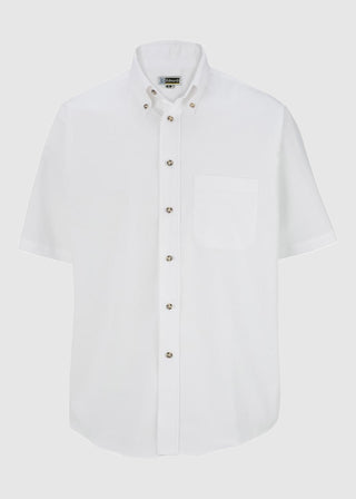 Edwards Men's Easy Care Short Sleeve Poplin Shirt