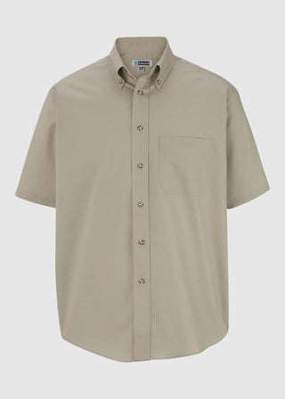Edwards Men's Easy Care Short Sleeve Poplin Shirt