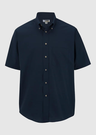 Edwards Men's Easy Care Short Sleeve Poplin Shirt