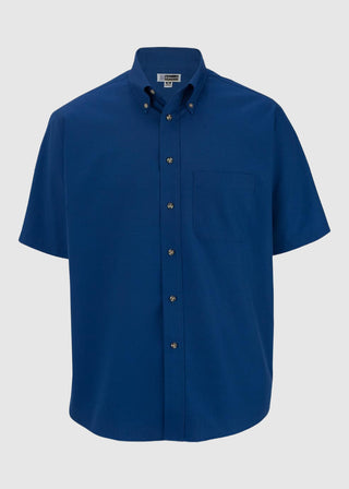 Edwards Men's Easy Care Short Sleeve Poplin Shirt