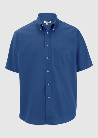 Edwards Men's Easy Care Short Sleeve Poplin Shirt