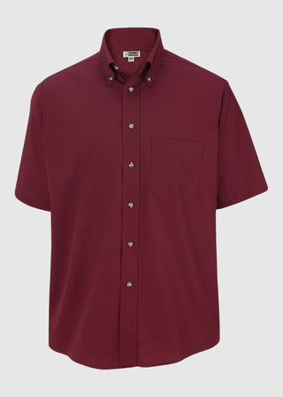 Edwards Men's Easy Care Short Sleeve Poplin Shirt