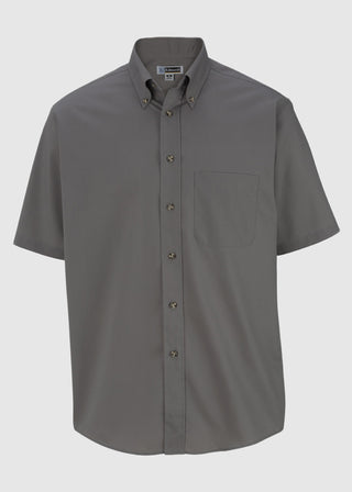 Edwards Men's Easy Care Short Sleeve Poplin Shirt