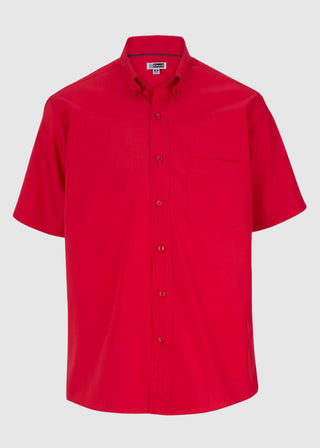 Edwards Men's Short Sleeve Soft Touch Poplin Shirt