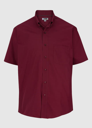 Edwards Men's Short Sleeve Soft Touch Poplin Shirt