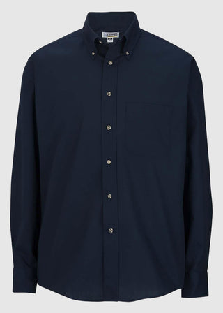 Edwards Men's Easy Care Long Sleeve Poplin Shirt
