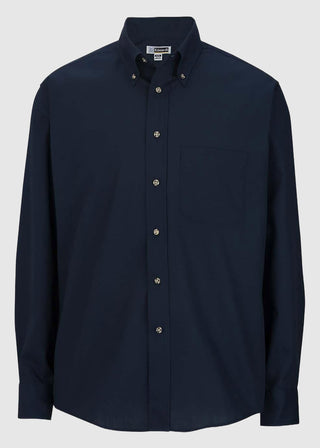 Edwards Men's Easy Care Long Sleeve Poplin Shirt