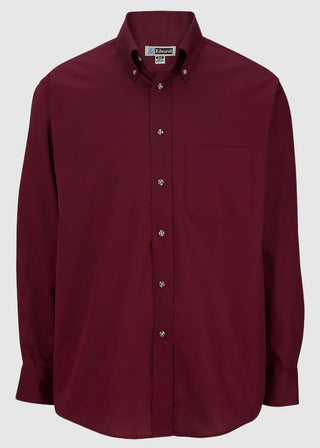 Edwards Men's Easy Care Long Sleeve Poplin Shirt