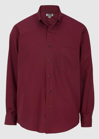 Edwards Men's Long Sleeve Soft Touch Poplin Shirt
