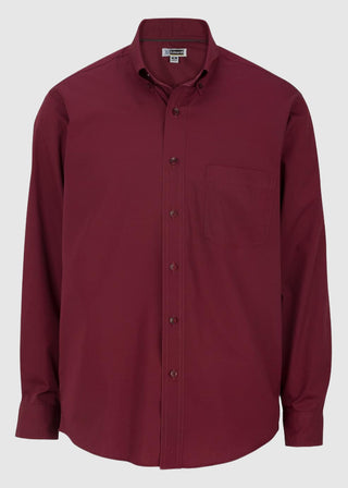 Edwards Men's Long Sleeve Soft Touch Poplin Shirt