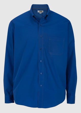 Edwards Men's Long Sleeve Soft Touch Poplin Shirt