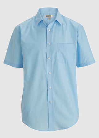 Edwards Men's Essential Broadcloth Shirt Short Sleeve