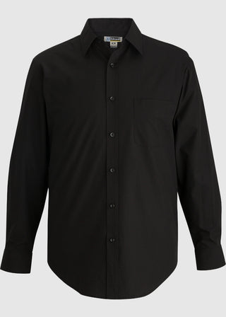 Edwards Men's Essential Broadcloth Shirt Long Sleeve