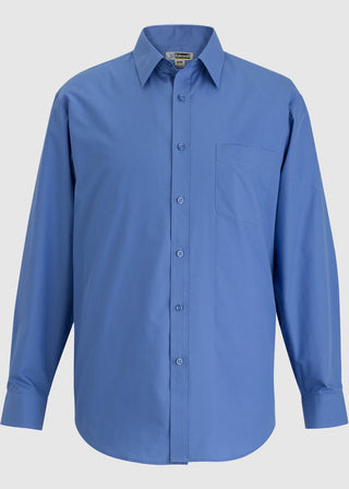 Edwards Men's Essential Broadcloth Shirt Long Sleeve