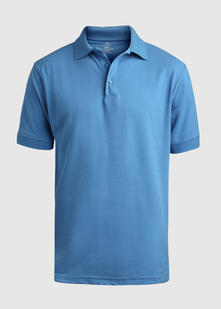 Edwards Men's Short Sleeve Soft Touch Blended Pique Polo