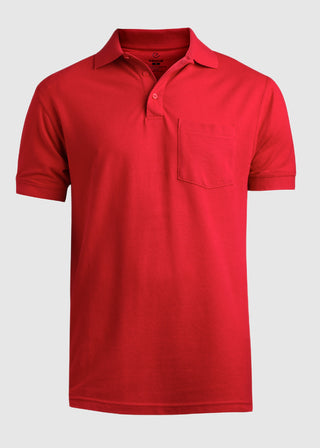 Edwards Soft Touch Short Sleeve Pique Polo With Pocket