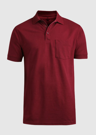 Edwards Soft Touch Short Sleeve Pique Polo With Pocket