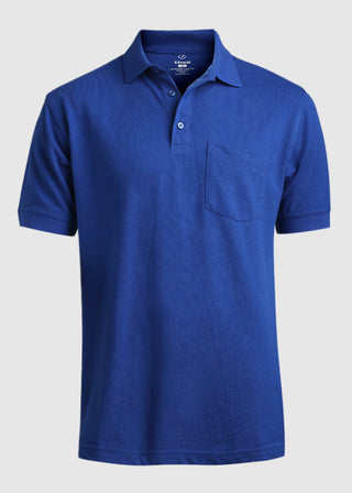 Edwards Soft Touch Short Sleeve Pique Polo With Pocket
