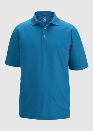 Edwards Men's Snap Front Hi-Performance Short Sleeve Polo