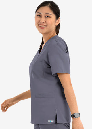 Maevn Core Women's Curved V-neck Top