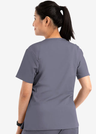Maevn Core Women's Curved V-neck Top