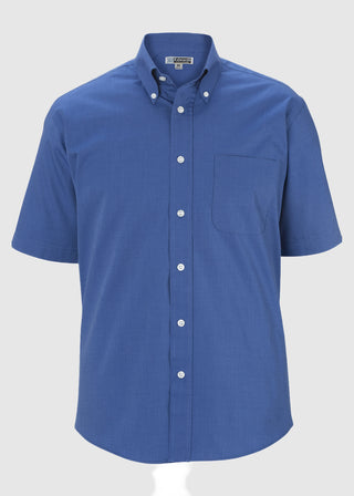 Edwards Men's Short Sleeve Pinpoint Oxford Shirt