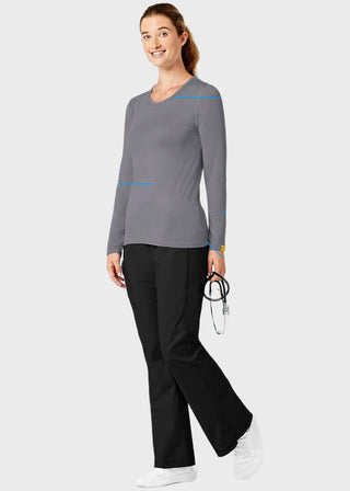 Wink Scrubs Layers Silky Long Sleeve Nursing Tee