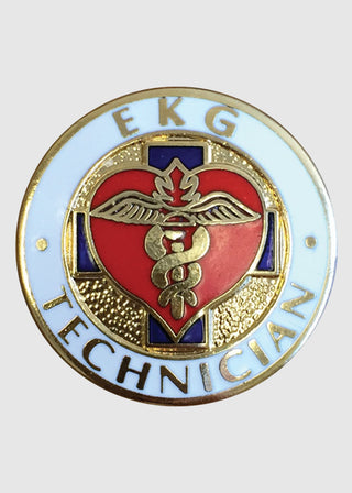 Prestige EKG Technician Emblem Pin