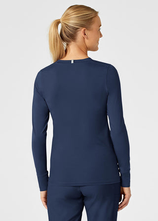 Maglietta a collo largo da uomo - da uomo a maniche lunghe con scollo a V tinta unita pullover casual da uomo maglietta da uomo camicetta allenamento manica lunga uomo, bianco, M Maglietta a collo largo da uomo - da uomo a maniche lunghe con scollo a V tinta unita pullover casual da uomo maglietta da uomo camicetta allenamento manica lunga uomo, bianco, M