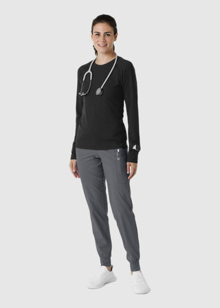 Wink Scrubs Women's Watch Window Long Sleeve Underscrub Top