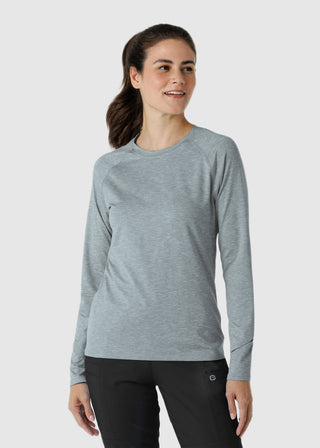 Wink Scrubs Women's Watch Window Long Sleeve Underscrub Top