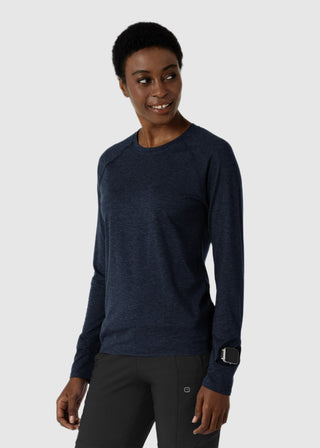 Wink Scrubs Women's Watch Window Long Sleeve Underscrub Top