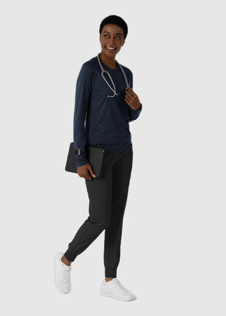 Wink Scrubs Women's Watch Window Long Sleeve Underscrub Top