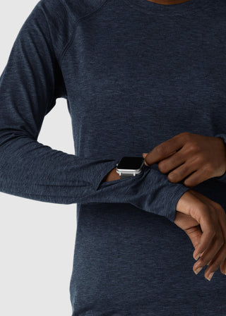 Wink Scrubs Women's Watch Window Long Sleeve Underscrub Top