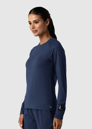 Wink Scrubs Women's Watch Window Long Sleeve Underscrub Top