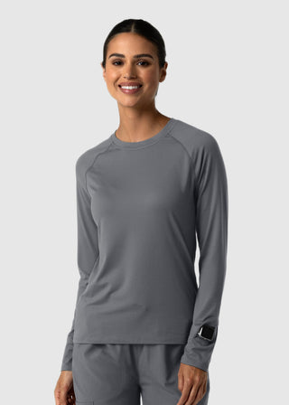 Wink Scrubs Women's Watch Window Long Sleeve Underscrub Top