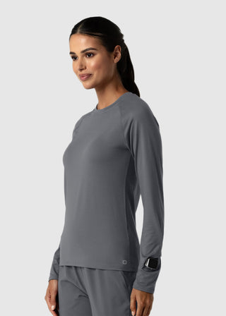 Wink Scrubs Women's Watch Window Long Sleeve Underscrub Top