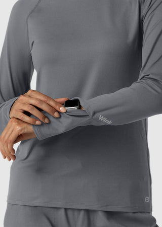 Wink Scrubs Women's Watch Window Long Sleeve Underscrub Top