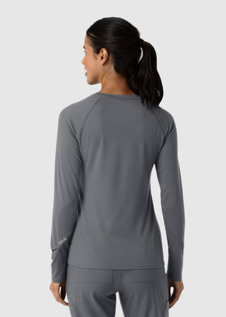 Wink Scrubs Women's Watch Window Long Sleeve Underscrub Top