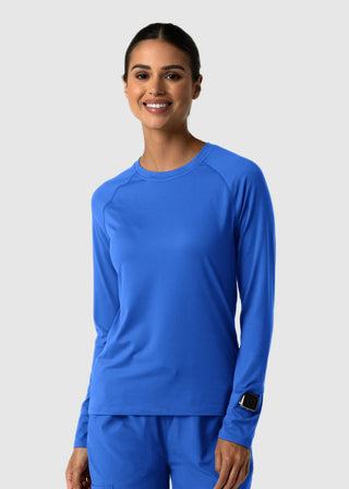 Wink Scrubs Women's Watch Window Long Sleeve Underscrub Top