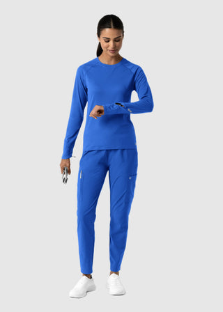 Wink Scrubs Women's Watch Window Long Sleeve Underscrub Top