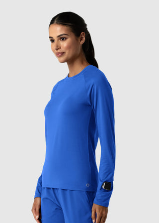 Wink Scrubs Women's Watch Window Long Sleeve Underscrub Top