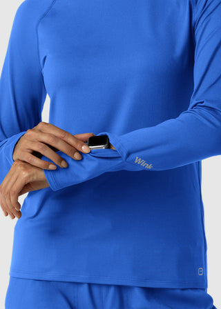 Wink Scrubs Women's Watch Window Long Sleeve Underscrub Top